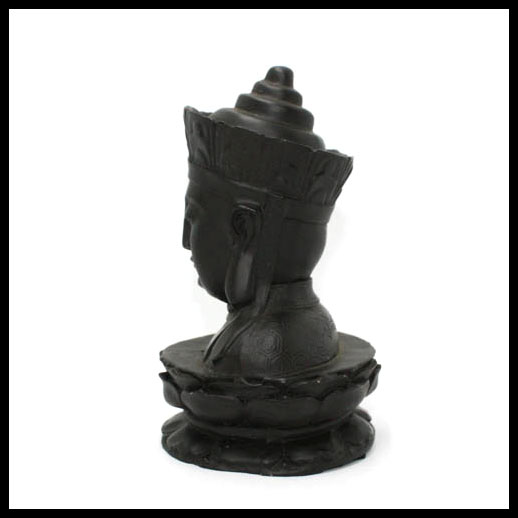 Tibetan Buddha On Lotus Statue 13cm