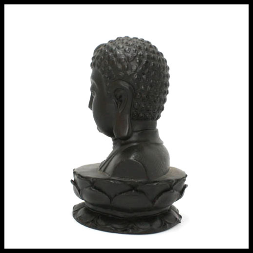 Tibetan Buddha On Lotus Statue 11cm