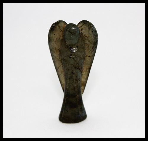 Labradorite Carved Crystal Angel - 5.5cm - 19g