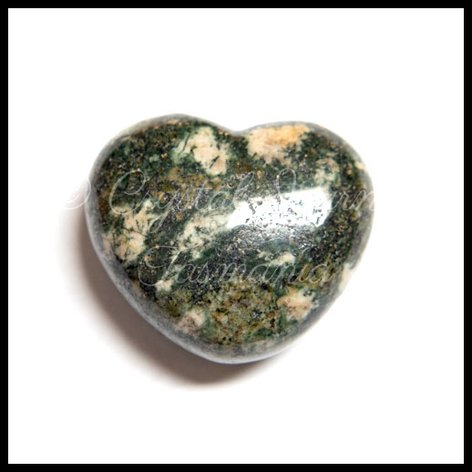 Preseli Bluestone Carved Crystal Heart