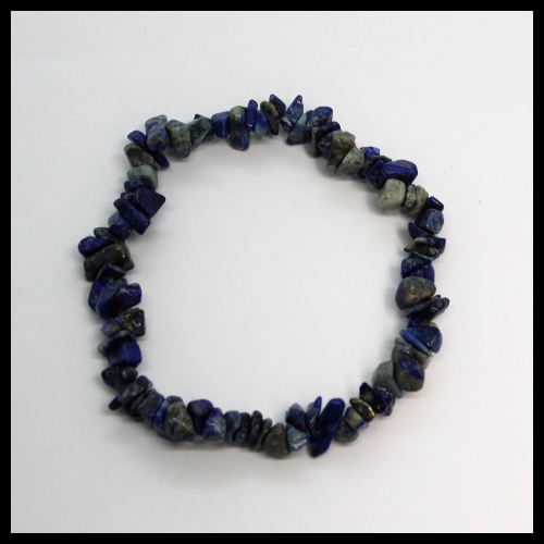 Lapis Lazuli Crystal Chip Bracelet