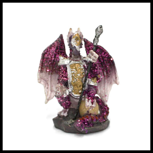 Dragon - Purple Armoured 6cm