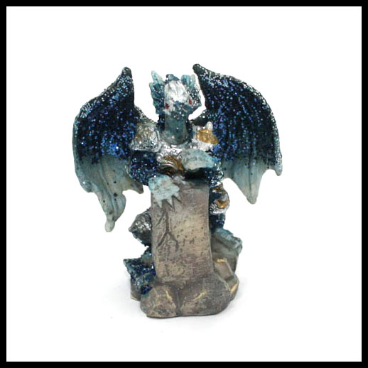 Dragon - Blue Armoured 6cm