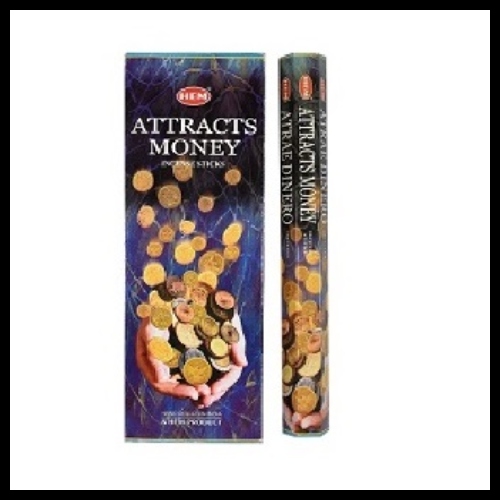 Hem Attracts Money Incense - Hex Packet 20 Sticks