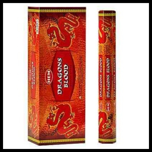 HEM Dragons Blood Incense - 20 Stick Hex Packet