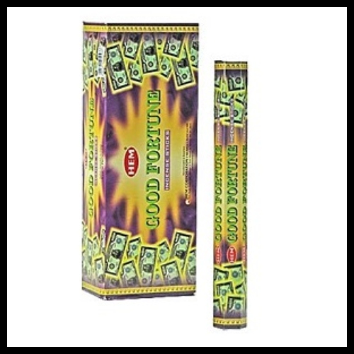 HEM Good Fortune Incense - 20 Stick Hex Packet