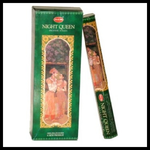 HEM Night Queen Incense - 20 Stick Hex Packet