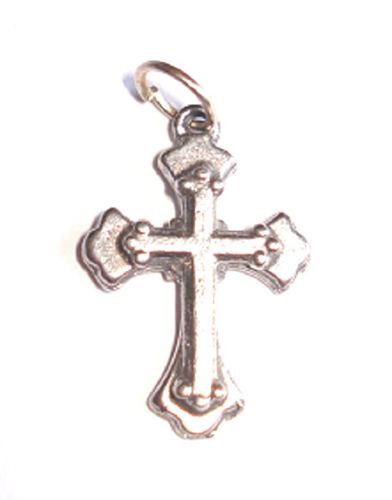 Cross Pewter Charm Pendant