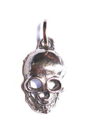 Skull Pewter Charm Pendant