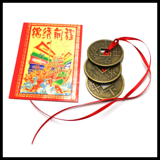 Feng Shui - Lai-See Envelope & Lucky Coins