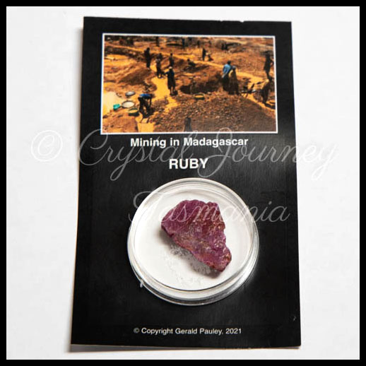 Ruby Boxed Crystal Speciman - 2cm 2g