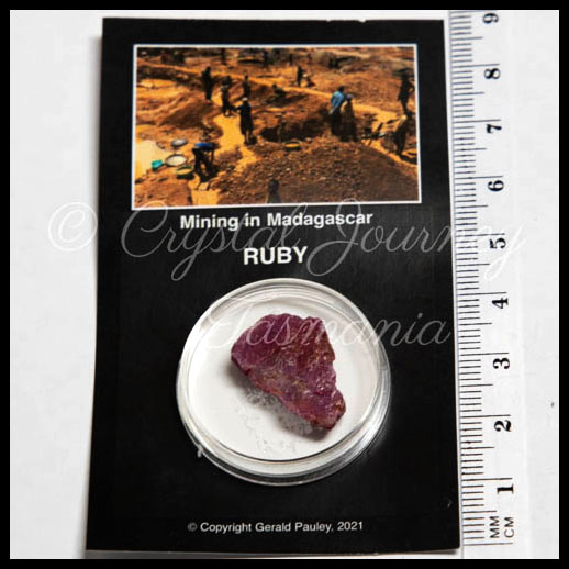 Ruby Boxed Crystal Speciman - 2cm 2g