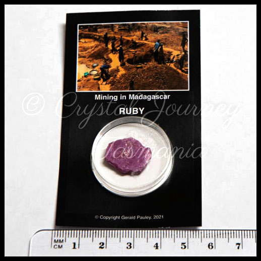 Ruby Boxed Crystal Speciman - 2cm 1.5g