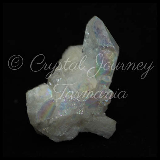 Opal Aura Quartz Crystal Cluster - 3.5cm 17.5g