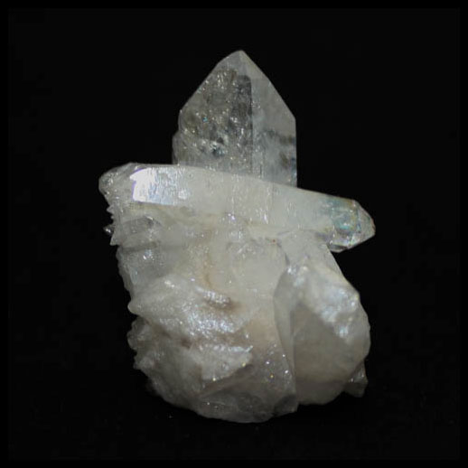 Opal Aura Quartz Crystal Cluster - 3.5cm 17.5g