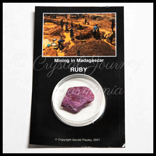 Ruby Boxed Crystal Speciman - 2cm 2.5g