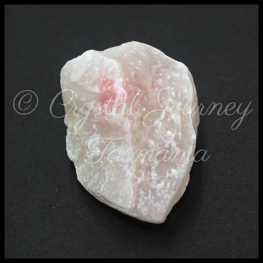 Fluorescent Red Calcite Crystal Chunk