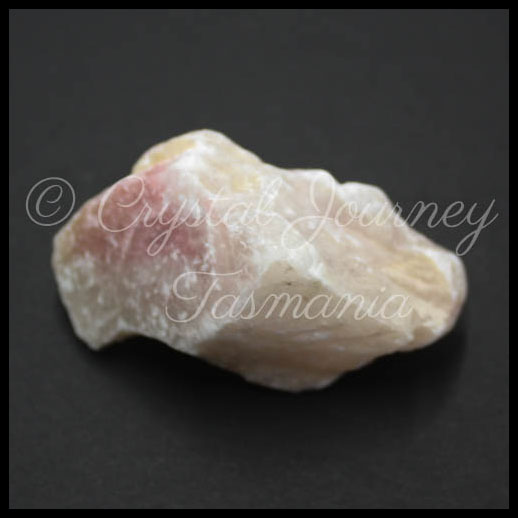 Fluorescent Red Calcite Crystal Chunk