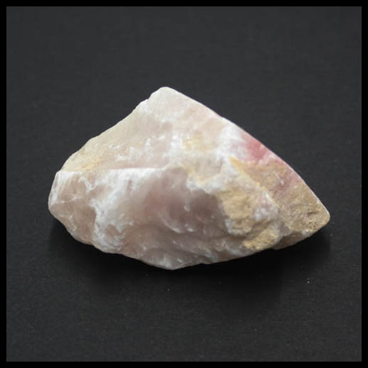 Fluorescent Red Calcite Crystal Chunk