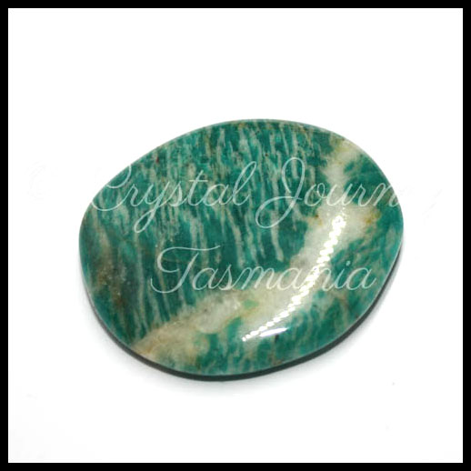 Amazonite Crystal Palm Stone