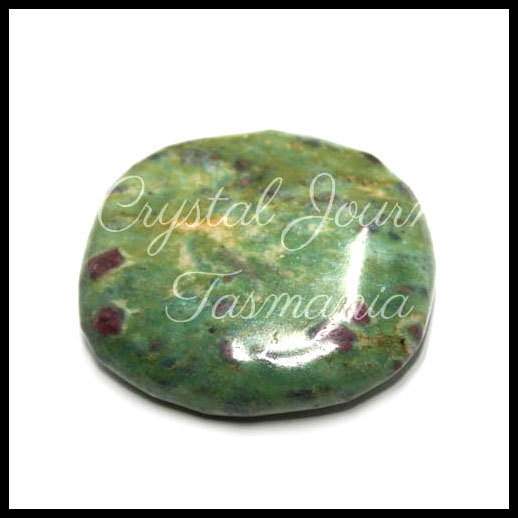 Ruby In Fuchsite Crystal Palm Stone