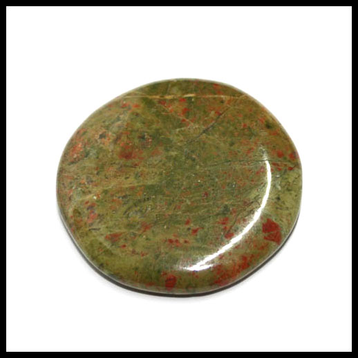 Unakite Crystal Palm Stone