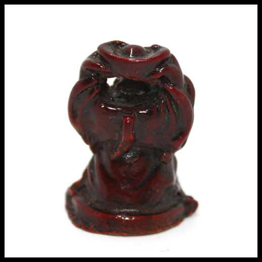 Red Standing Laughing Buddha - Mini