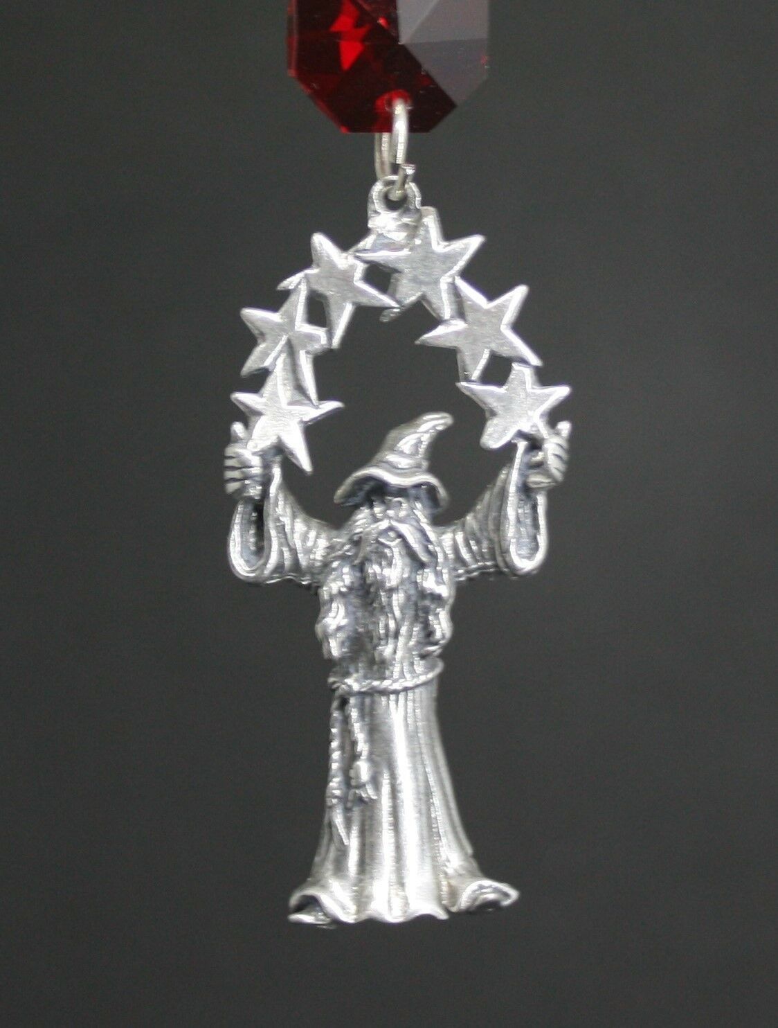 Pewter Wizard Suncatcher 23cm