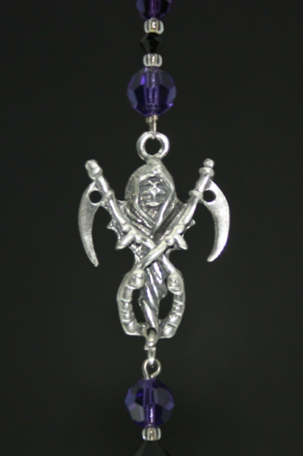 Pewter Grim Reaper Suncatcher 26cm