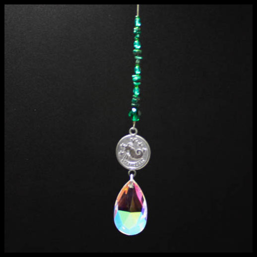 Capricorn Zodiac Crystal Suncatcher