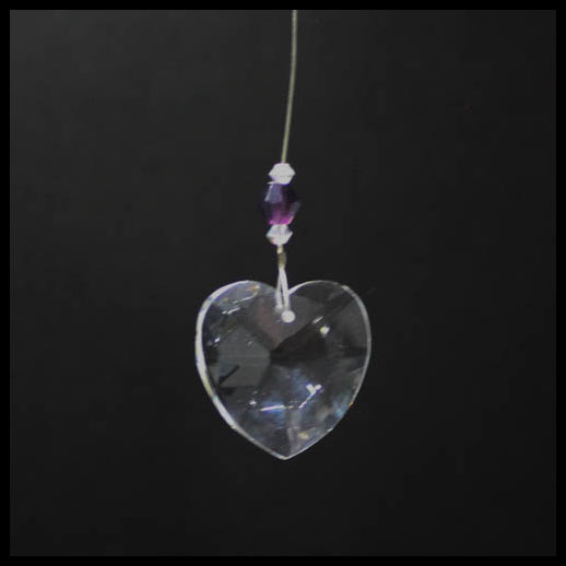 Heart Crystal Suncatcher