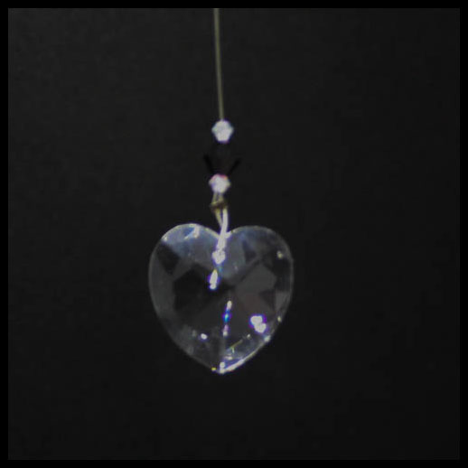 Heart Crystal Suncatcher