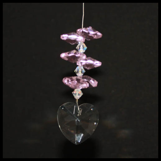 Heart Crystal Suncatcher