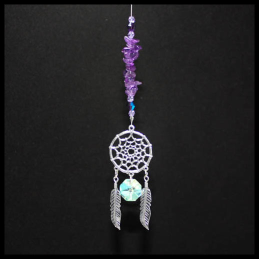 Amethyst Dream Catcher Suncatcher