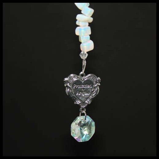 Opalite Protected By Angels Suncatcher