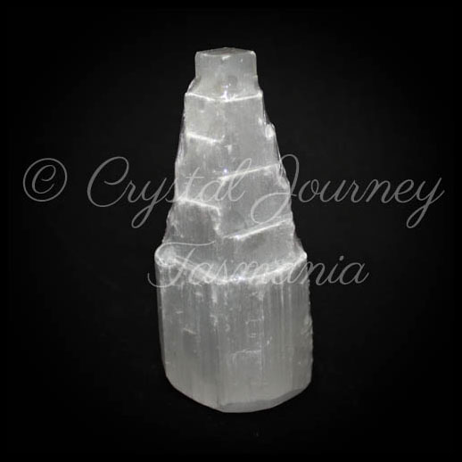 Selenite Carved Crystal Tower 10cm