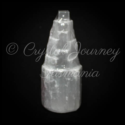 Selenite Carved Crystal Tower 10cm