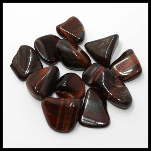 Tiger Iron Crystal Tumbled Stone