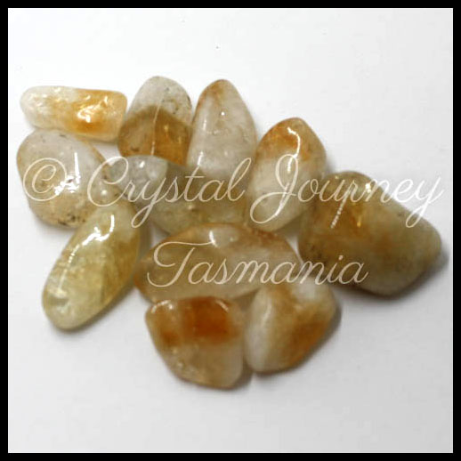 Citrine Crystal Tumbled Stone