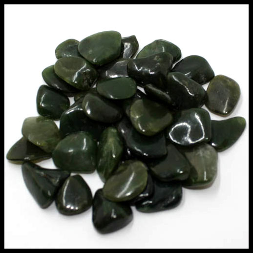 Nephrite Jade Crystal Tumbled Stone