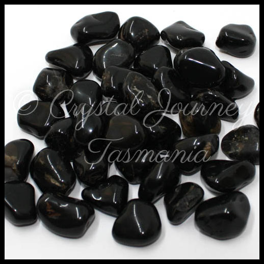 Black Onyx Crystal Tumbled Stones