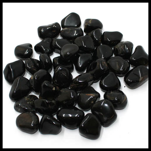 Black Onyx Crystal Tumbled Stones