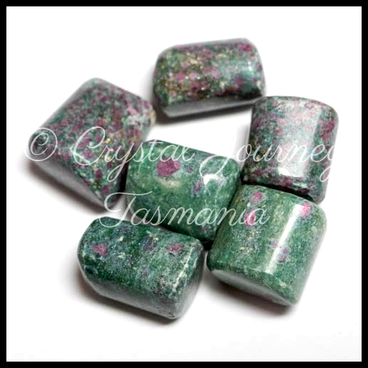 Ruby In Fuchsite Crystal Tumbled Stone