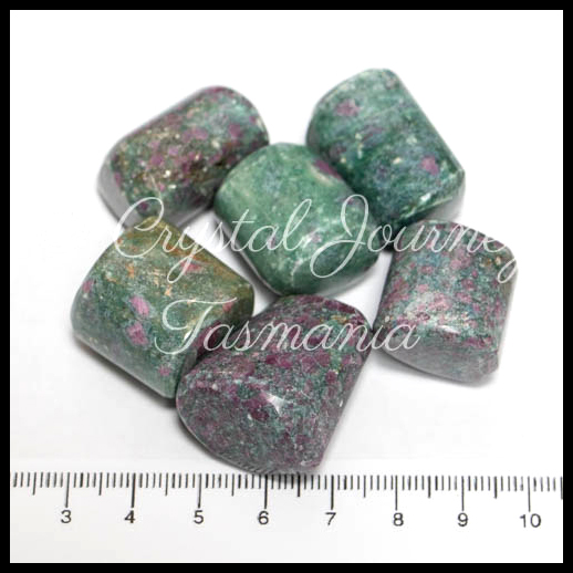 Ruby In Fuchsite Crystal Tumbled Stone