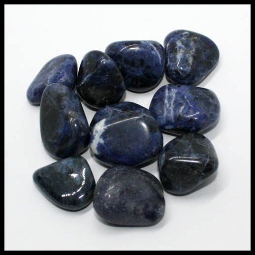 Sodalite Crystal Tumbled Stone