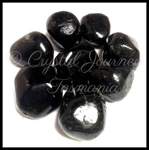 Black Tourmaline Crystal Tumbled Stone