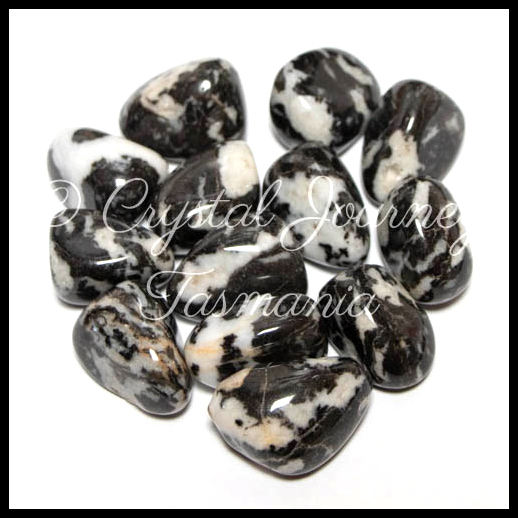 Zebra Stone Crystal Tumbled Stone