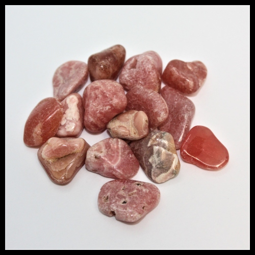 Rhodochrosite Crystal Tumbled Stones