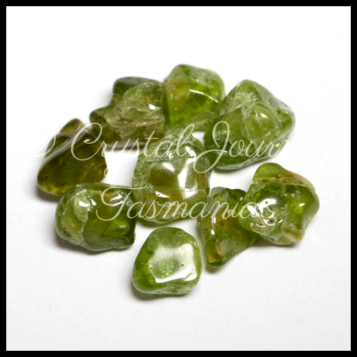 Peridot Crystal Tumbled Stones