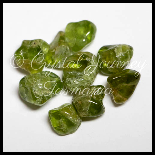 Peridot Crystal Tumbled Stones